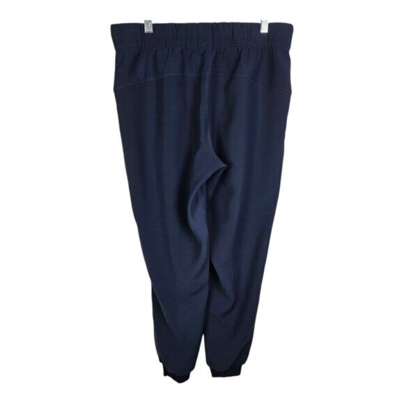 Lululemon On The Fly Jogger Women's Navy Blue Elastic waist cuffed hem size 6 - Picture 2 of 10